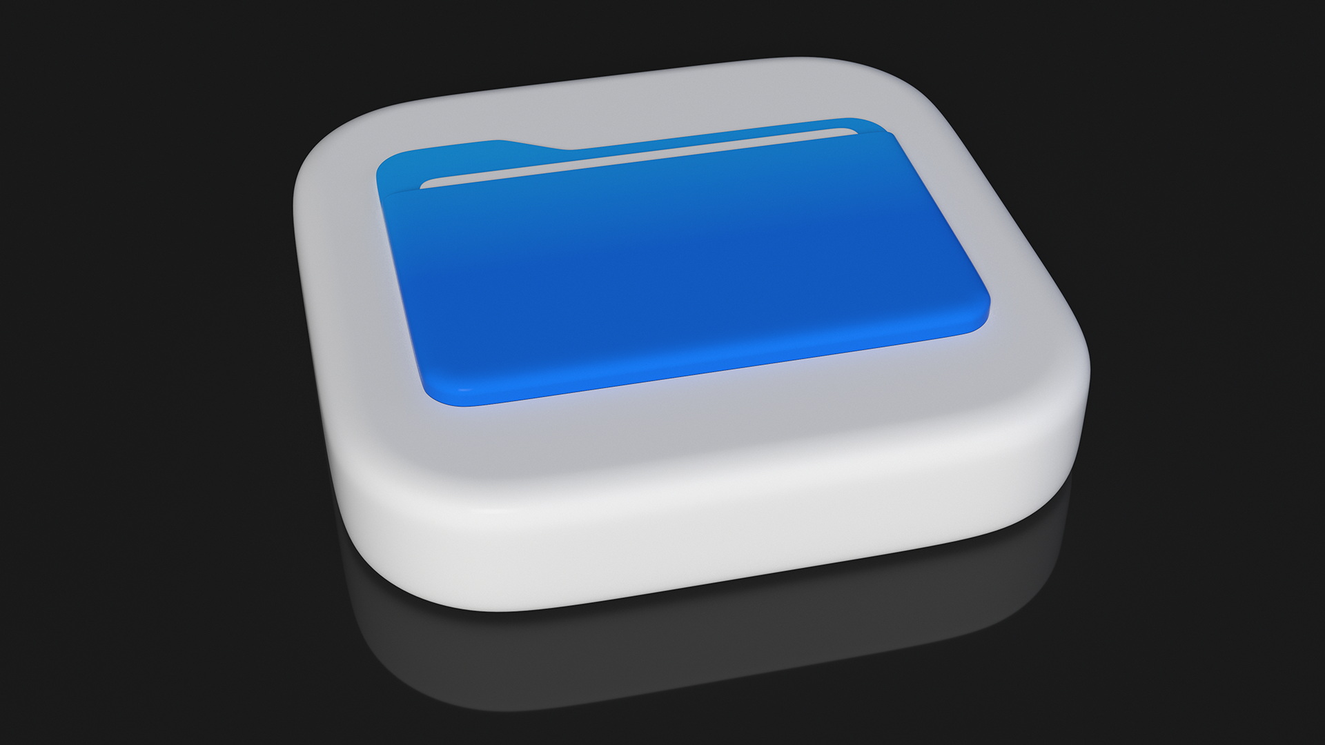 3D iPhone iOS Files Icon