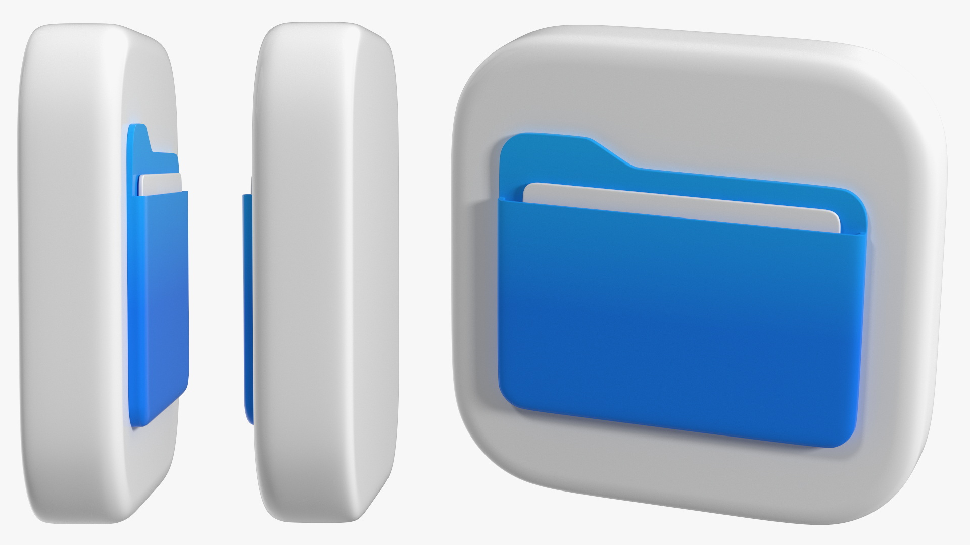 3D iPhone iOS Files Icon