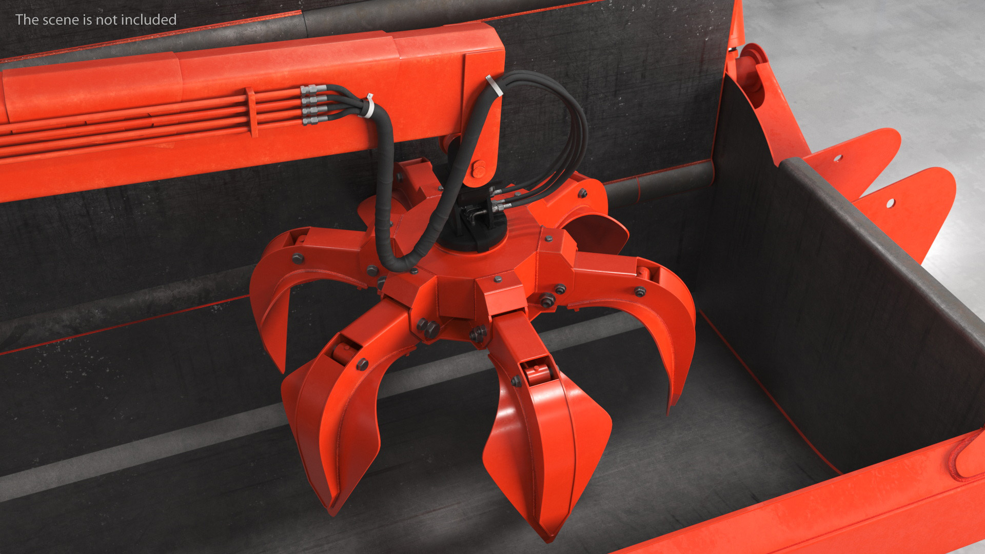 Industrial Scrap Grabber 3D model