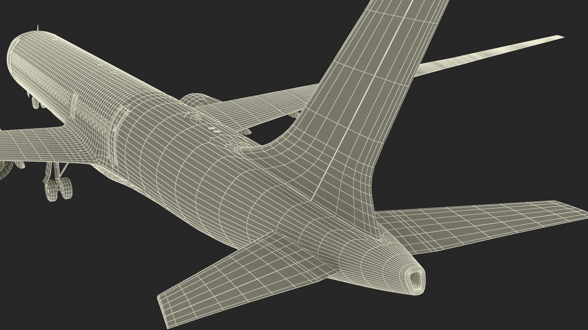 3D Airbus ZEROe Turbofan Rigged model