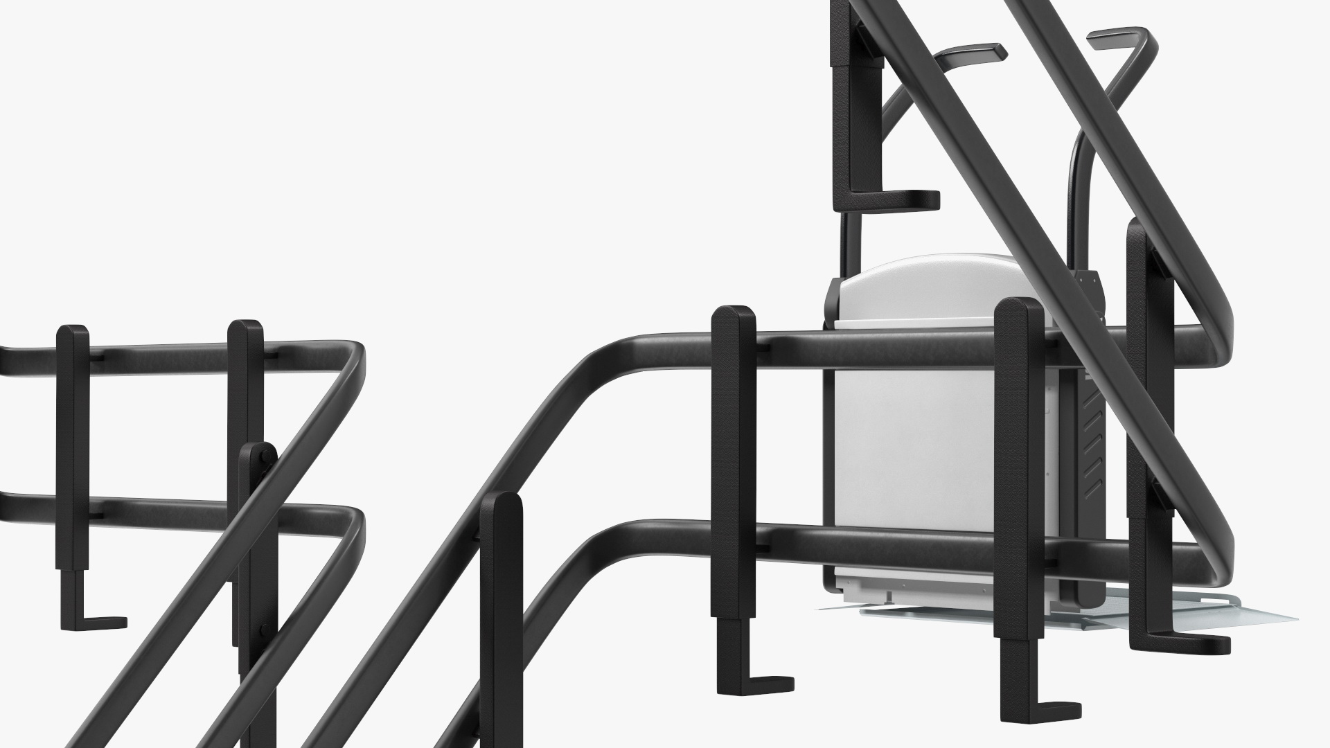 3D model Vimec V65 Curved Rail Platform Stairlift