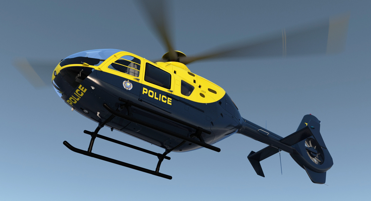 Police Eurocopter EC 135 3D model