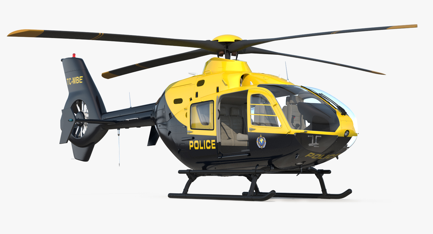 Police Eurocopter EC 135 3D model