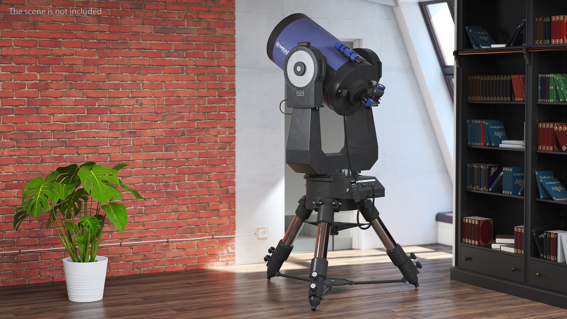 3D Meade LX200 16 Inch Telescope with Tripod