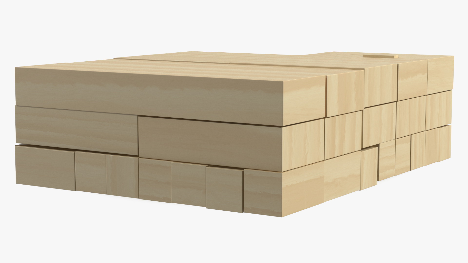 3D Wooden Constructor model