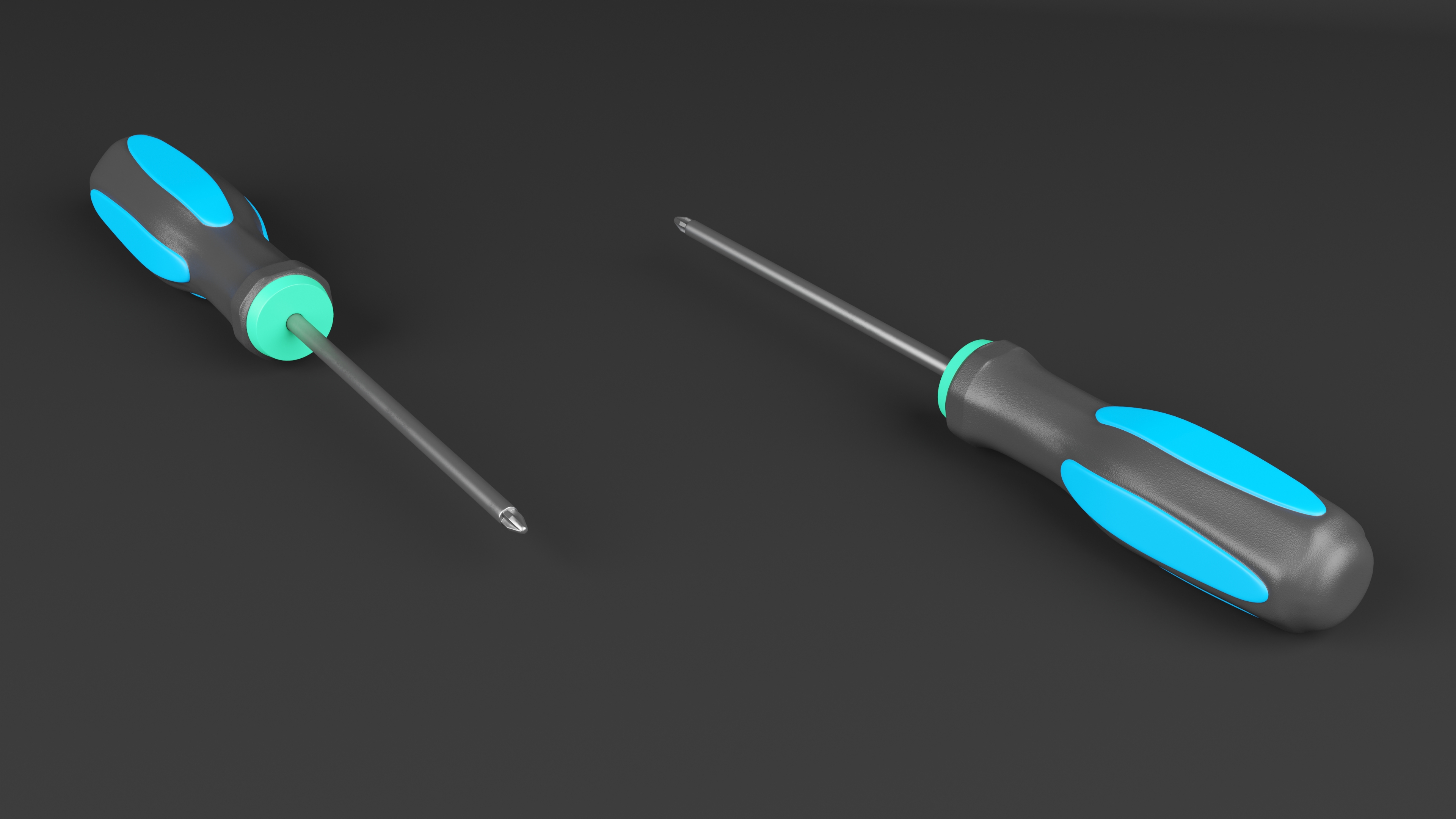 Phillips Head Screwdriver 4mm 3D model