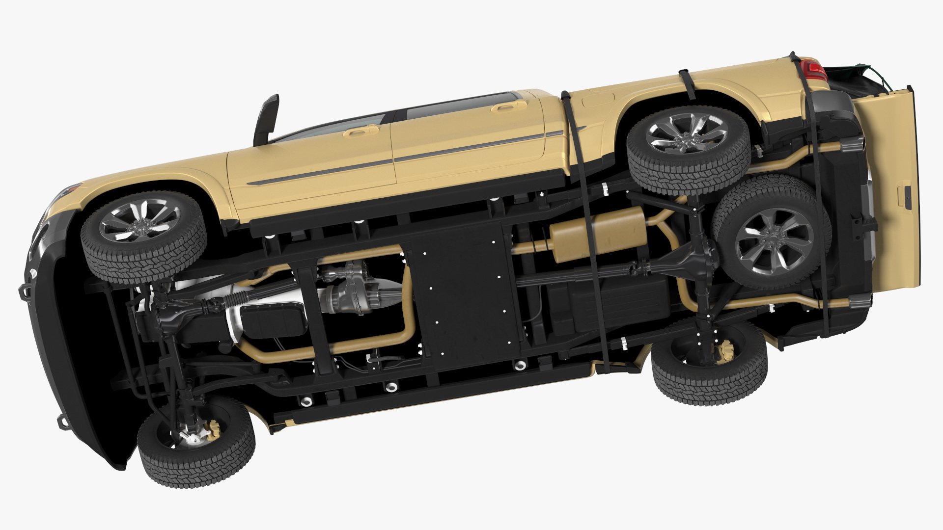 3D Truck Tent Guide Gear on Pickup