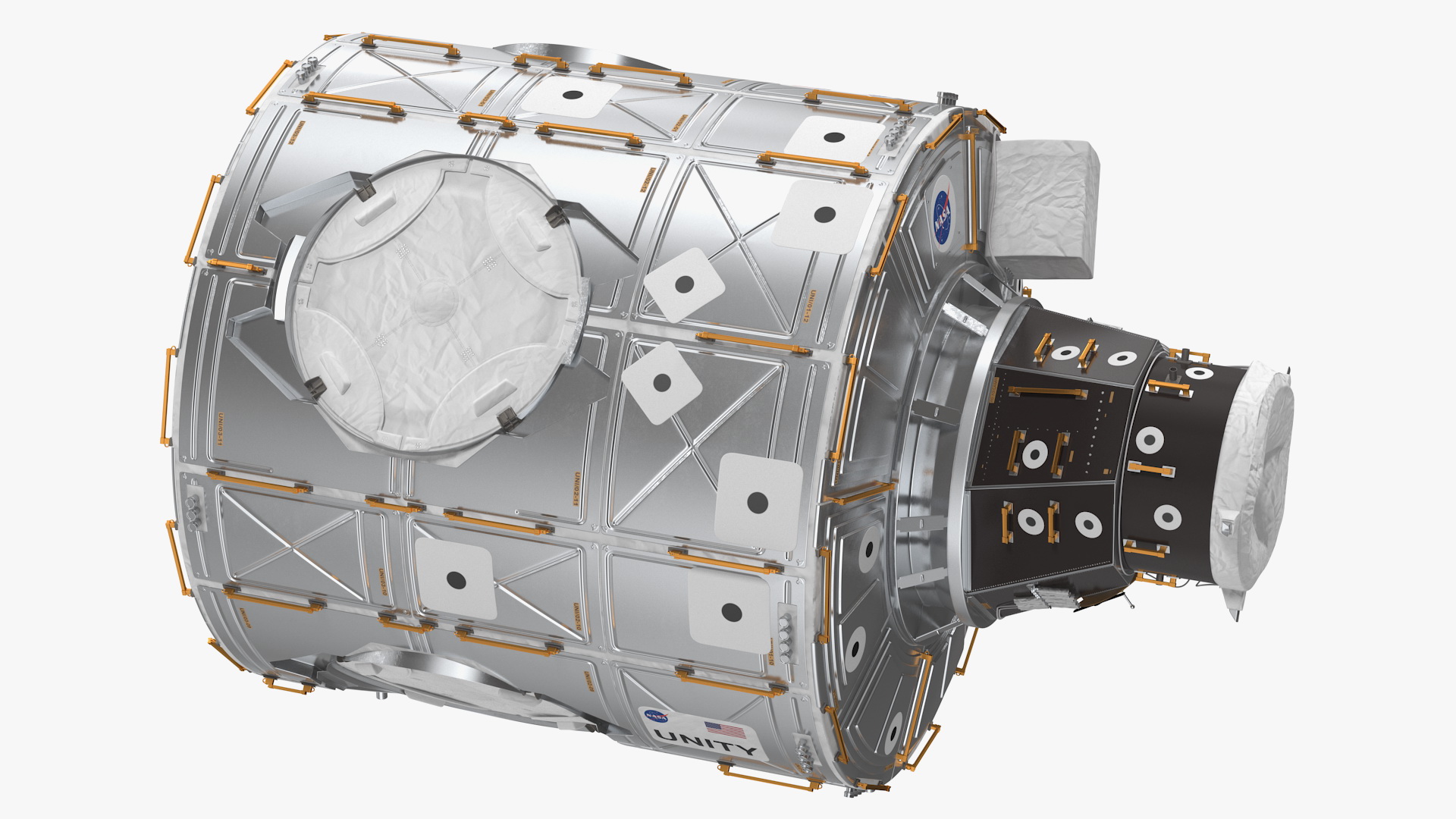 3D ISS Module Unity Node 1 model