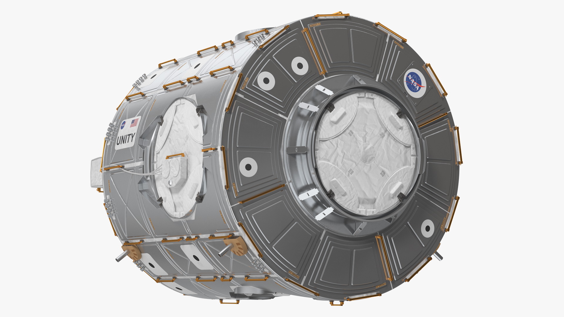 3D ISS Module Unity Node 1 model