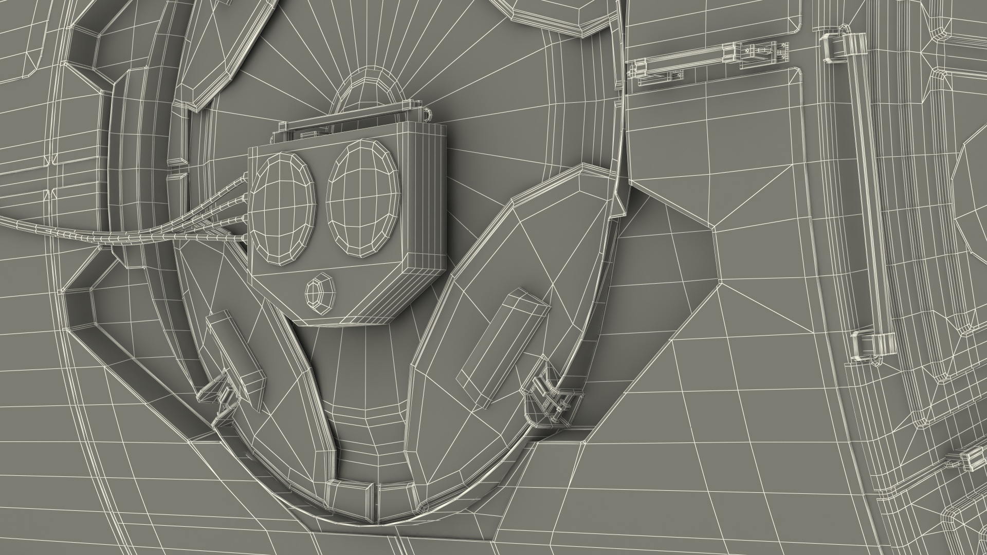 3D ISS Module Unity Node 1 model