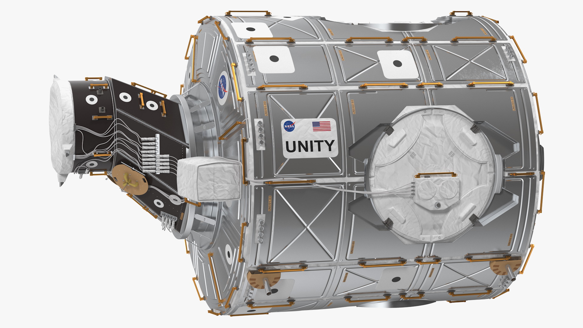 3D ISS Module Unity Node 1 model