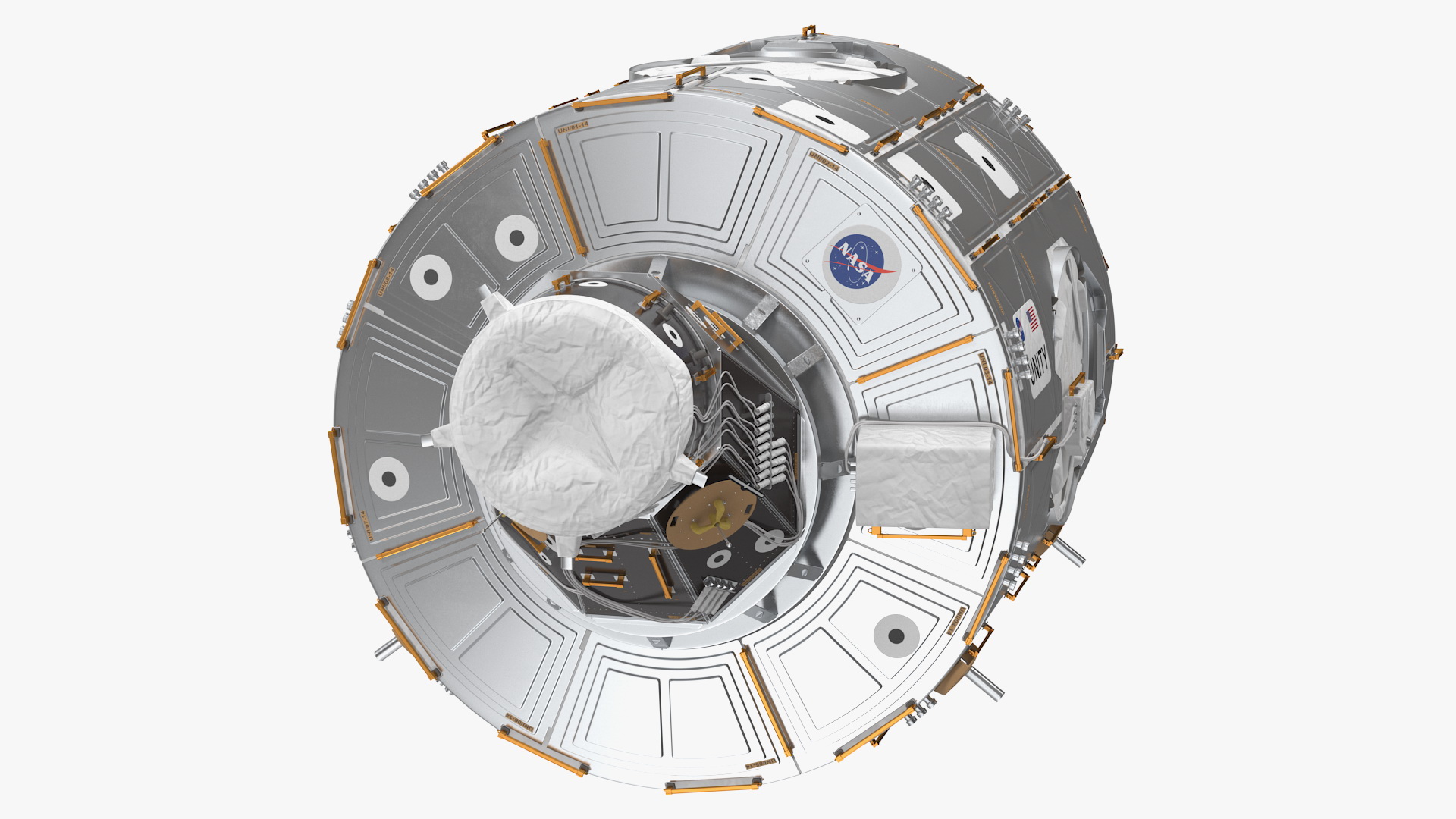 3D ISS Module Unity Node 1 model