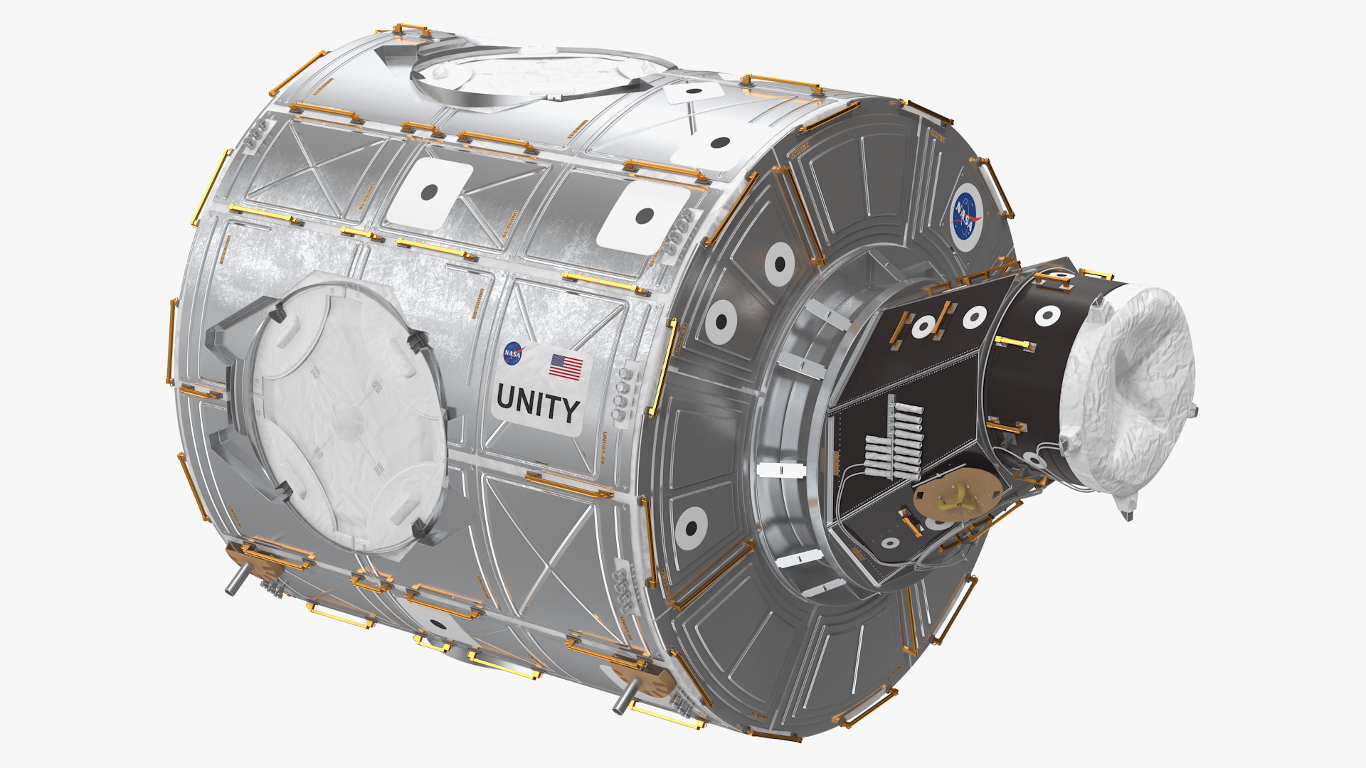 3D ISS Module Unity Node 1 model