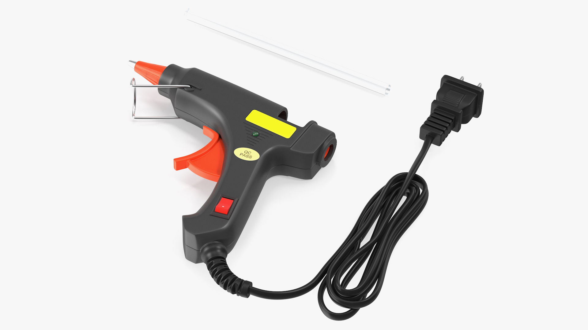 Mini Hot Melt Glue Gun Folded 3D model