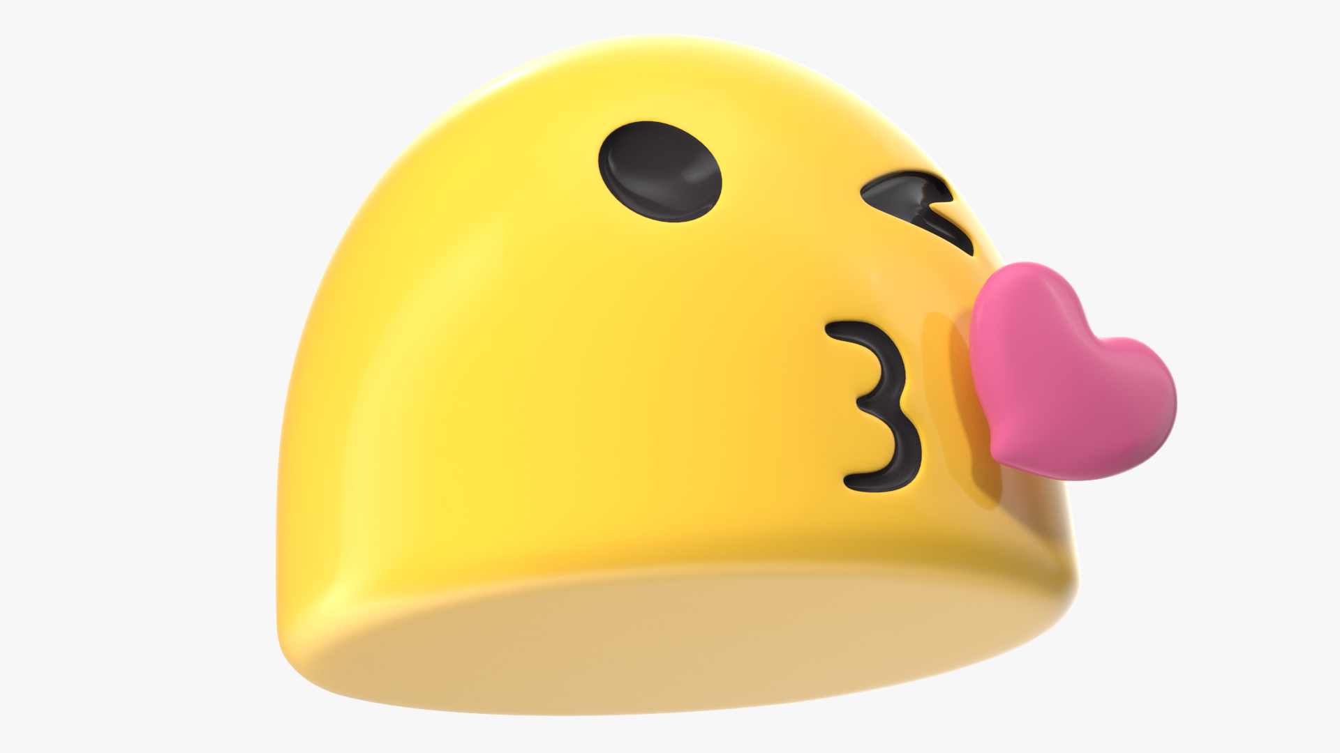 3D Kissing Android Emoji