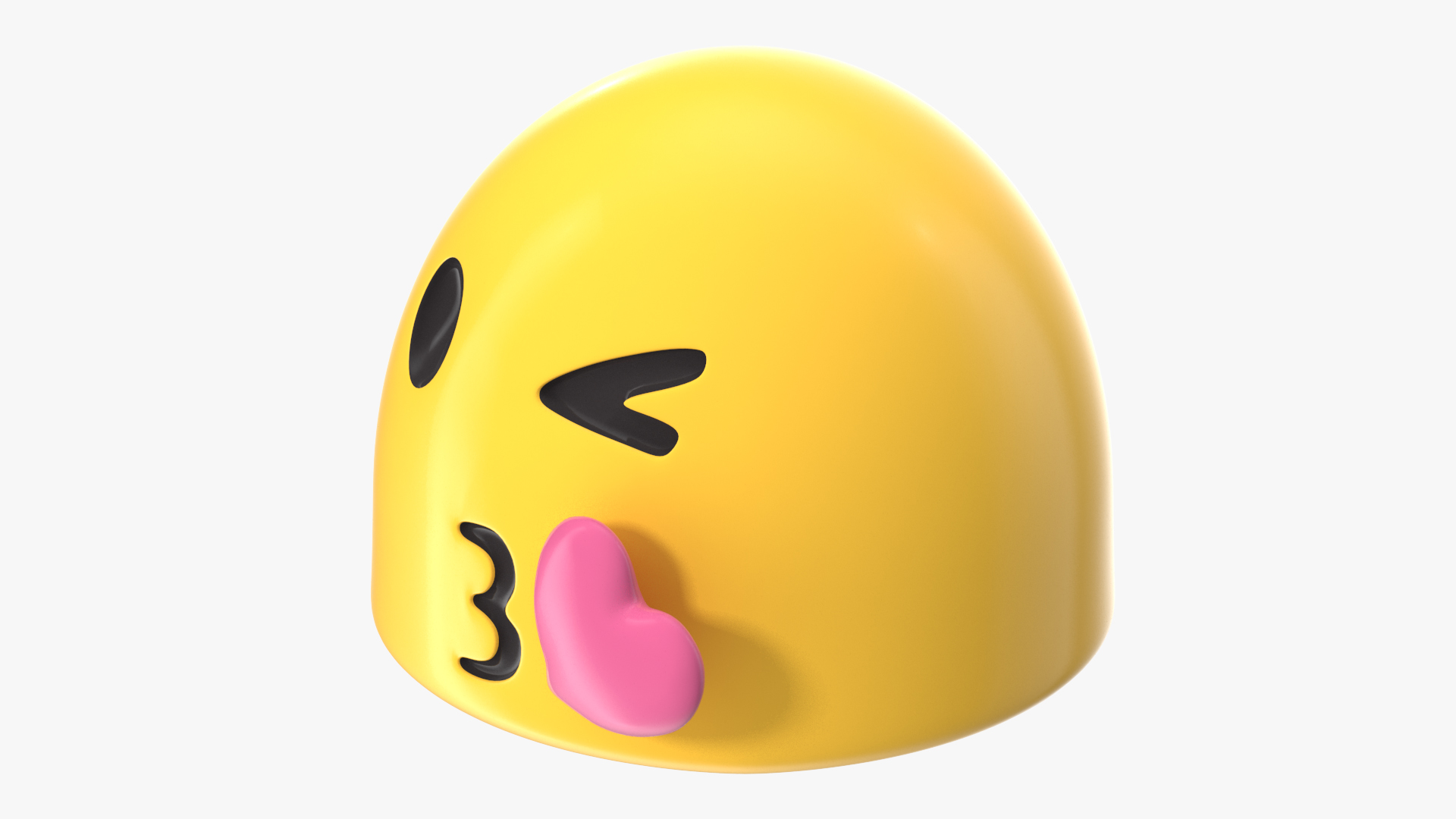 3D Kissing Android Emoji