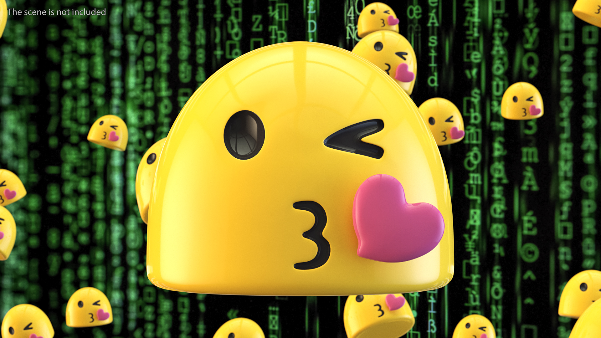 3D Kissing Android Emoji