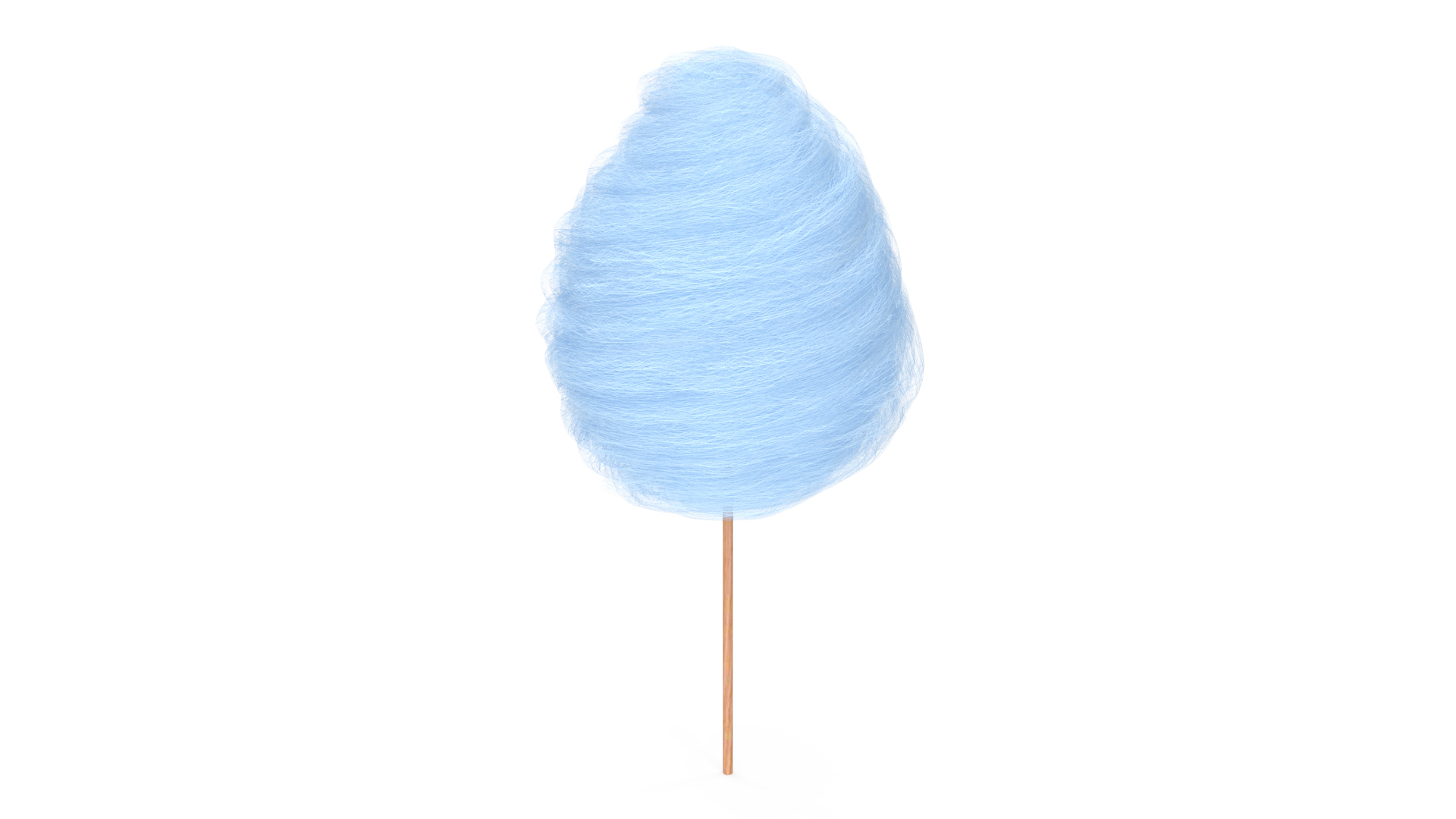 Blue Cotton Candy 3D