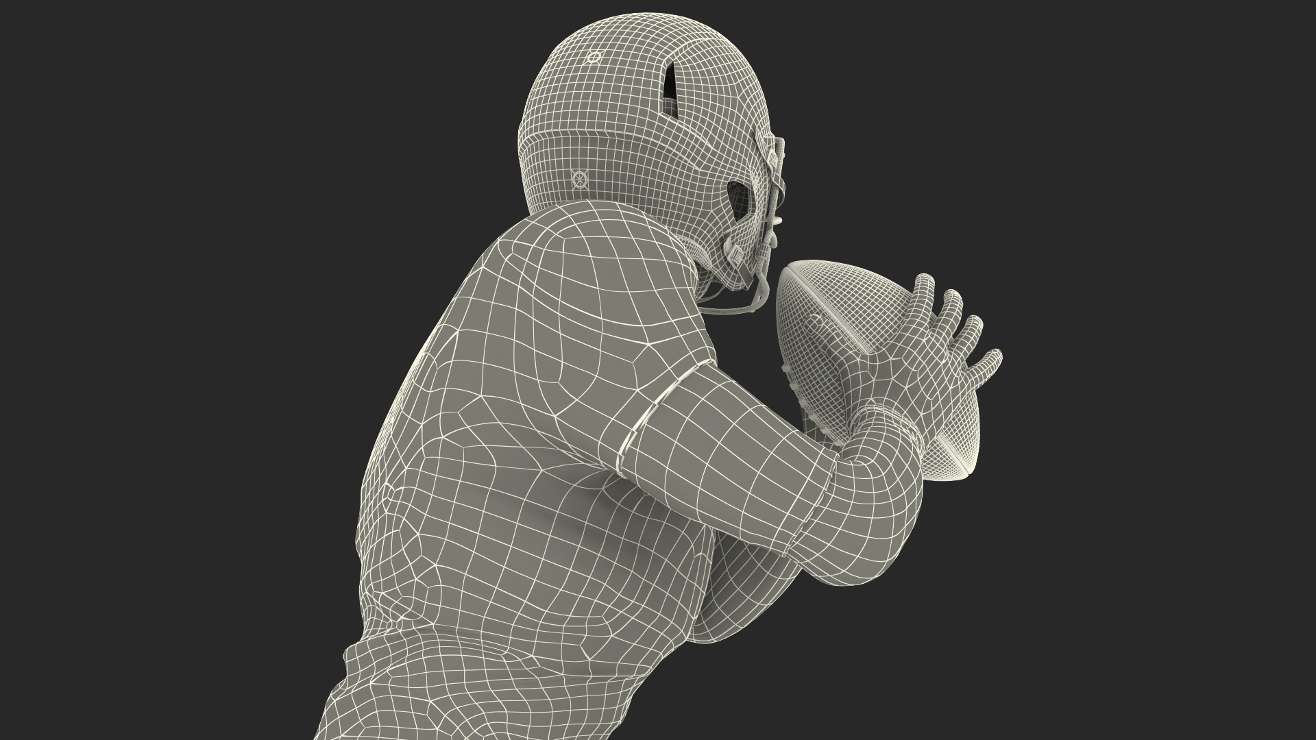 Tennessee Titans American Football Player Running The Ball Fur 3D