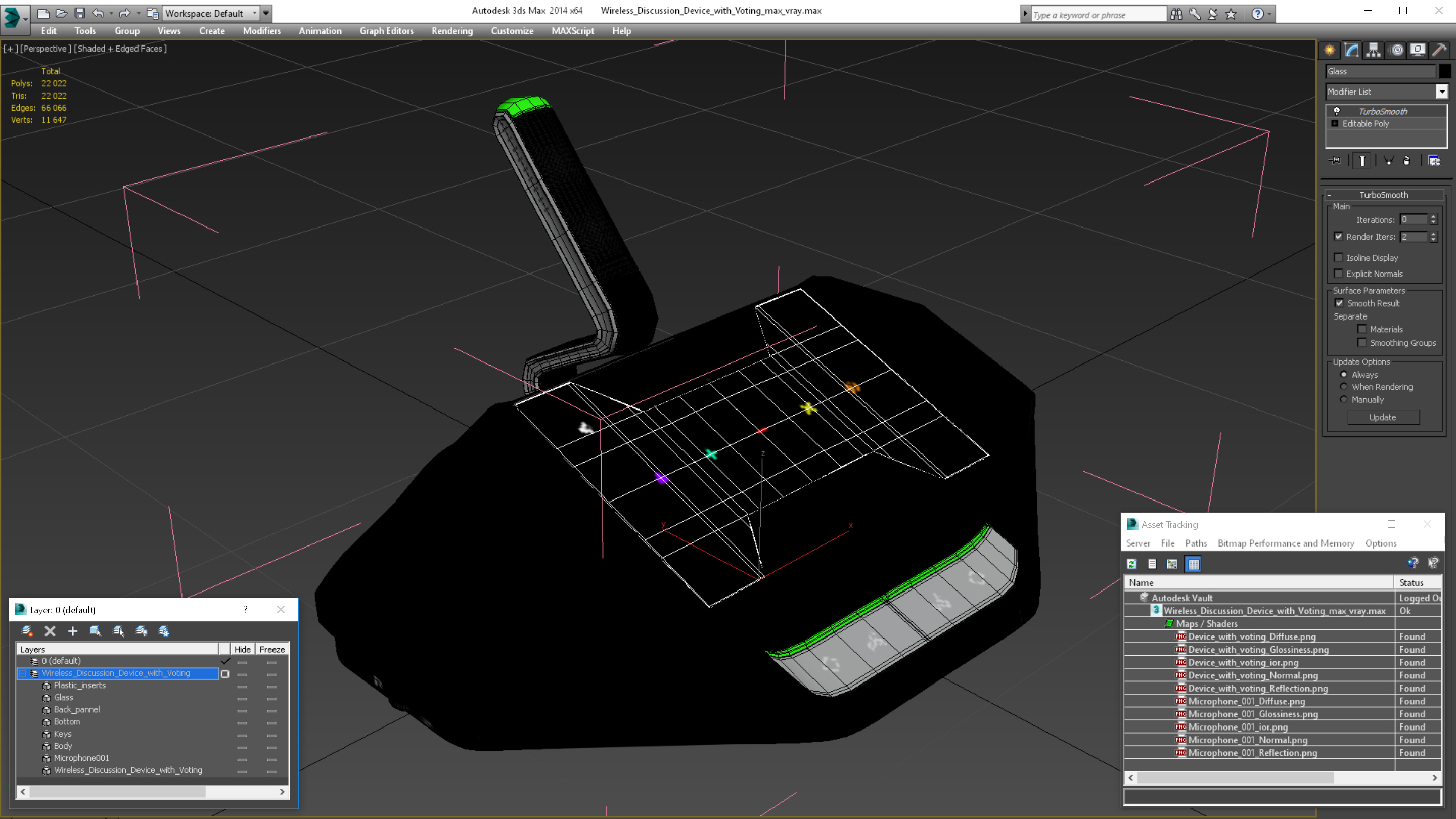 3D Wireless Discussion Device with Voting model