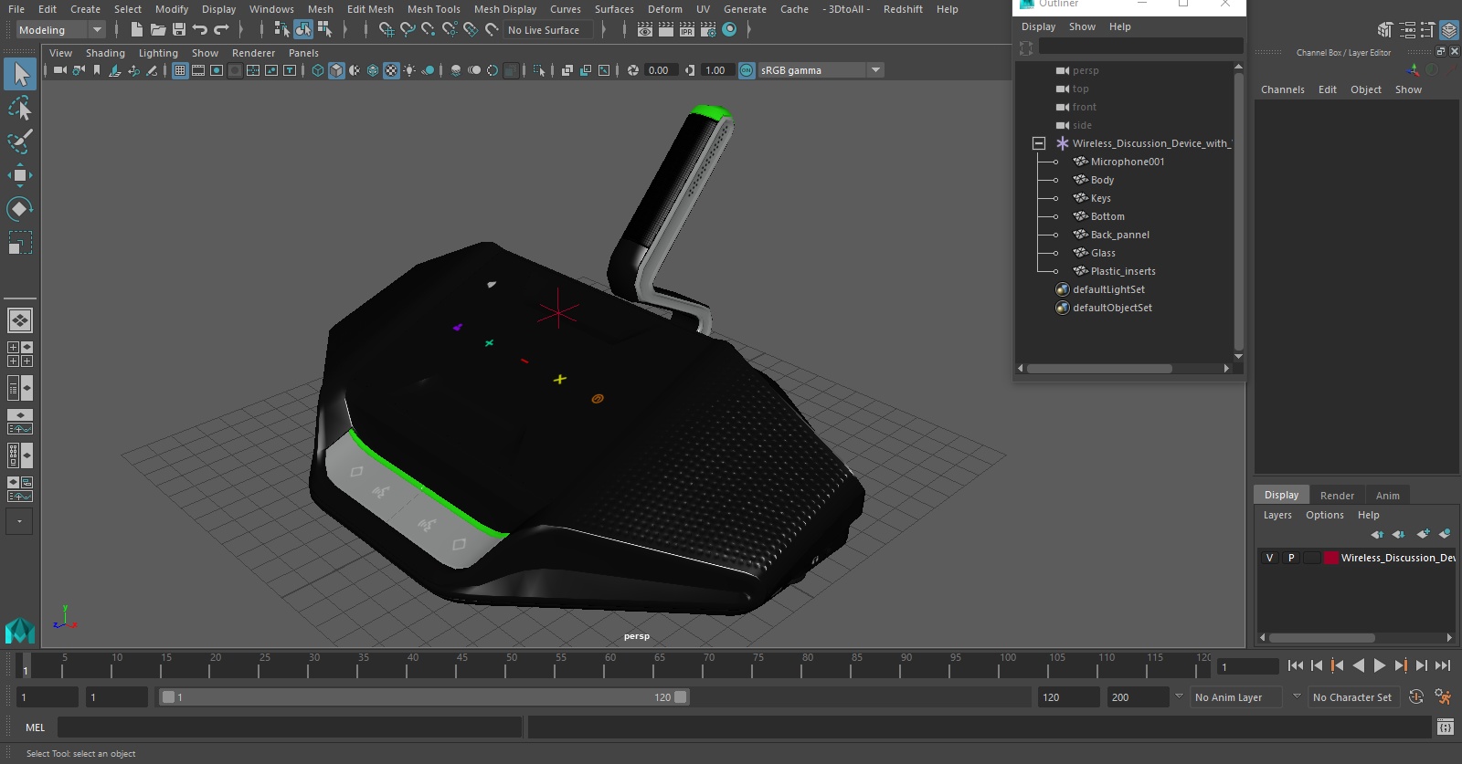 3D Wireless Discussion Device with Voting model