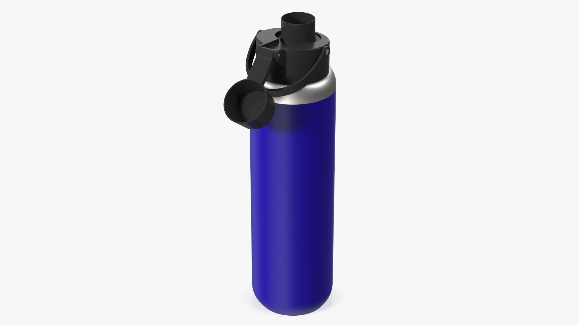 Running Bottle Blue Open 3D model