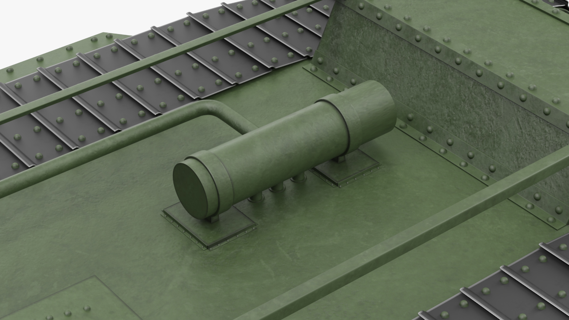 Tank MK 4 Female Green 3D