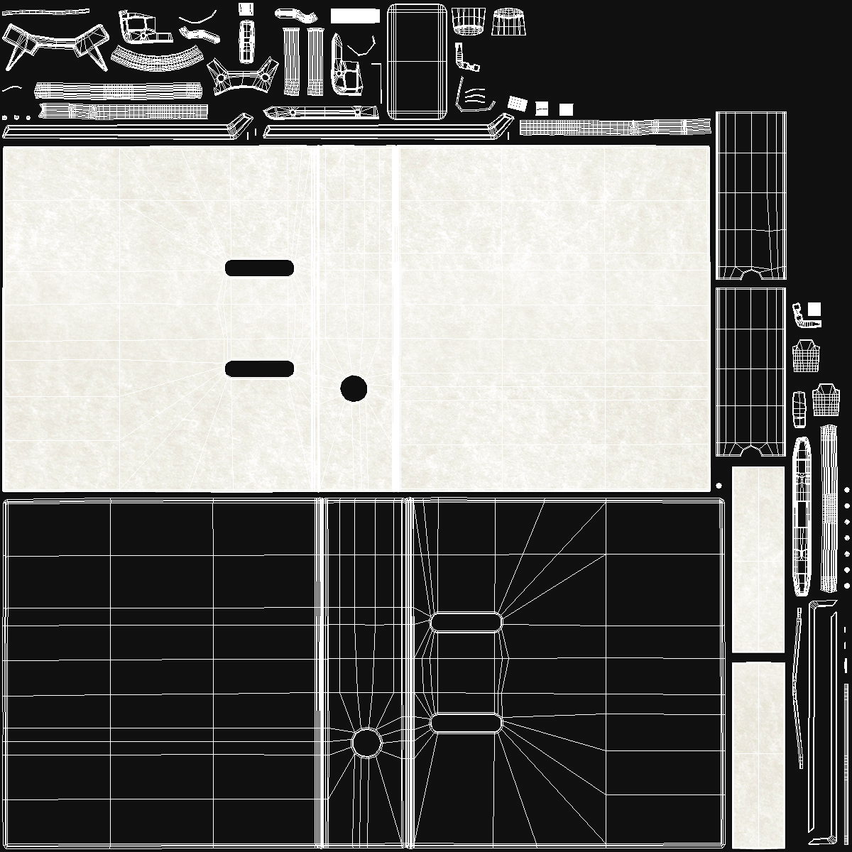 Office File for Keeping Documents Black 3D model