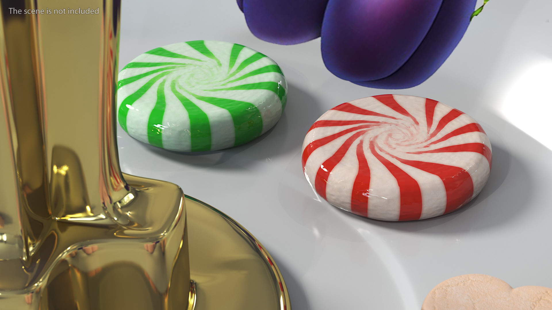 3D model Red Round Candy