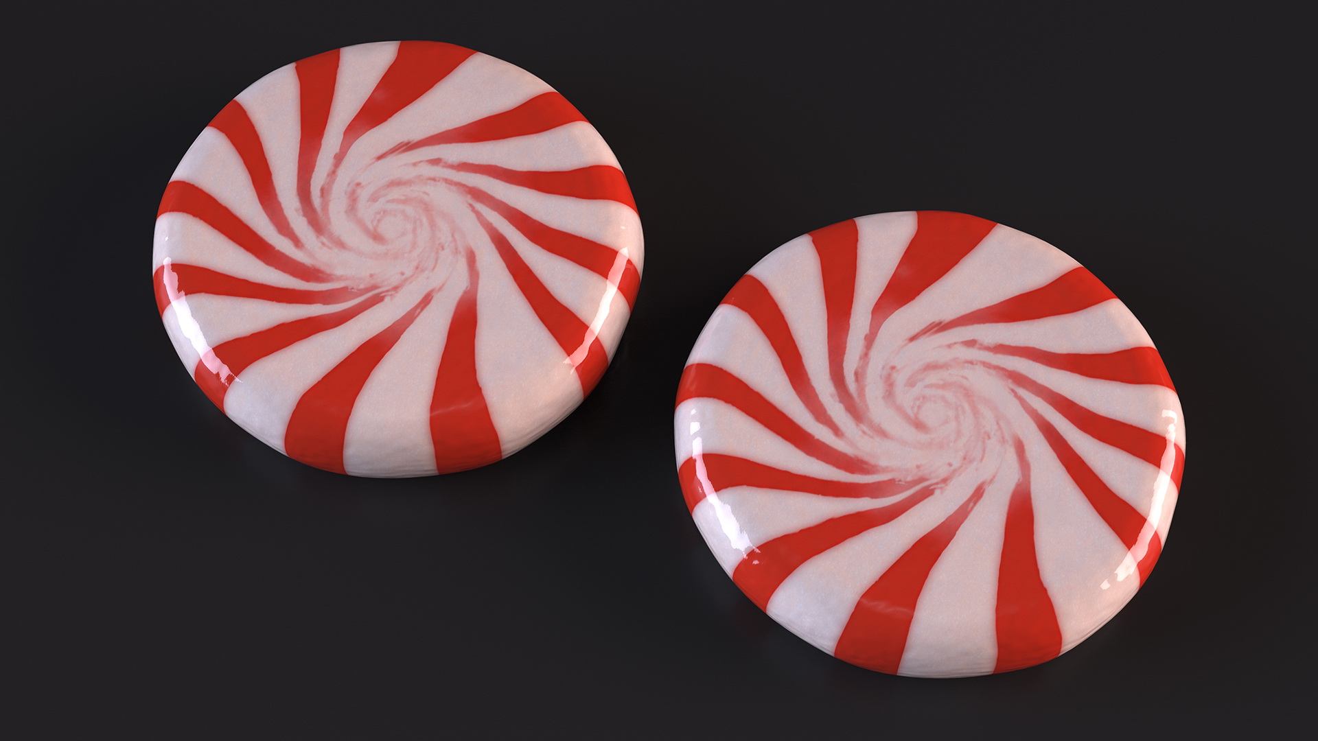 3D model Red Round Candy