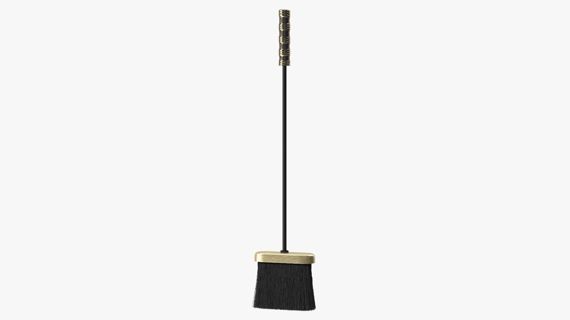 Fireplace Broom Fur 3D model