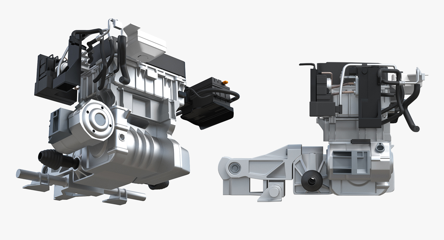 3D model Nissan Leaf Engine 2