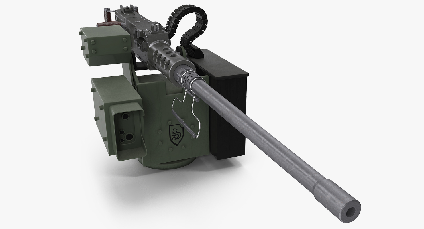 3D Browning  M2 50 Caliber model