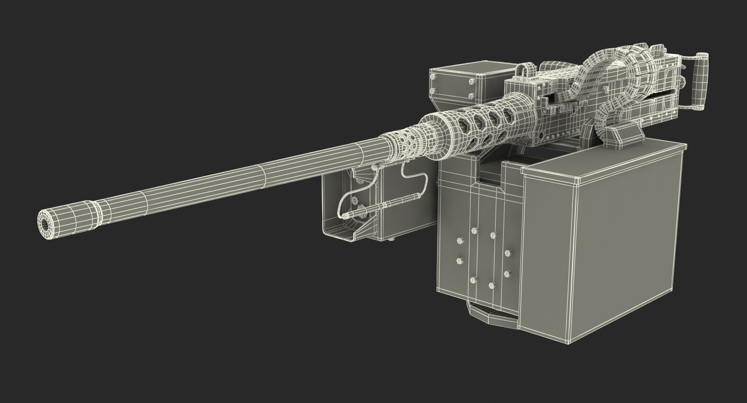 3D Browning  M2 50 Caliber model