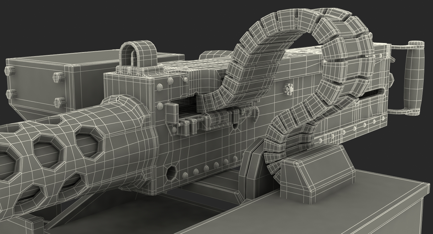 3D Browning  M2 50 Caliber model