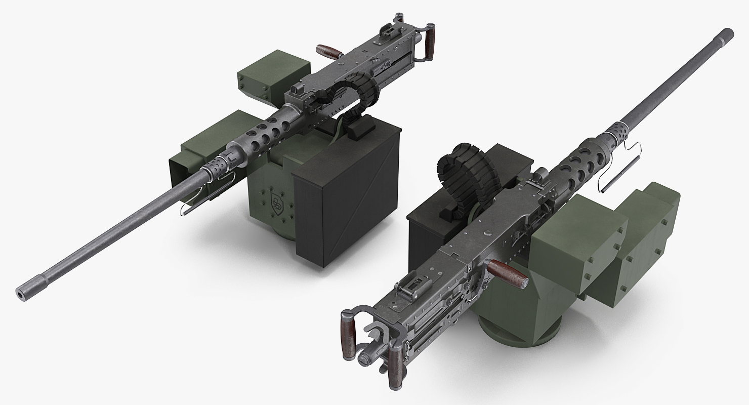 3D Browning  M2 50 Caliber model