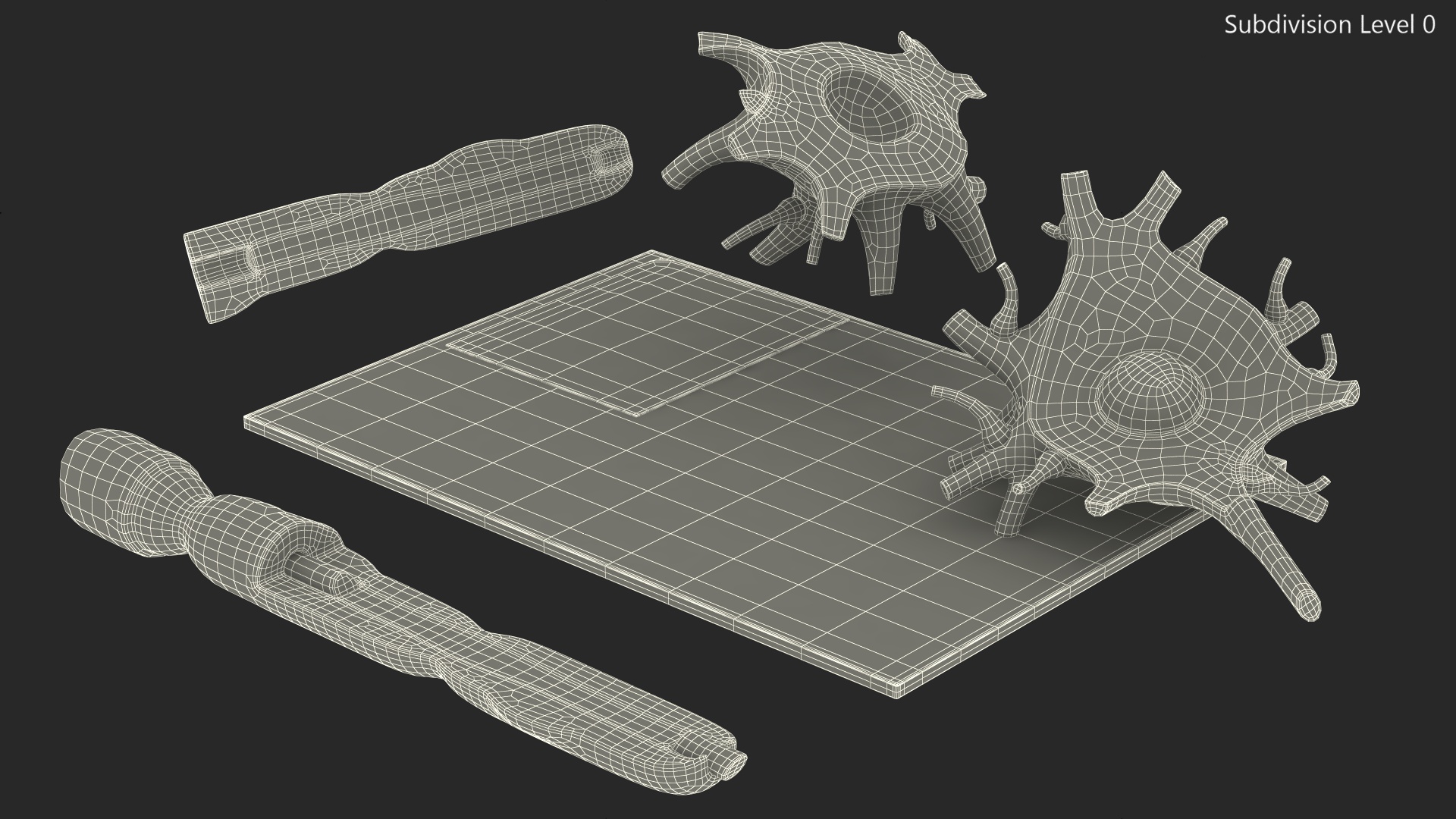 Human Neuron Model on Stand 3D