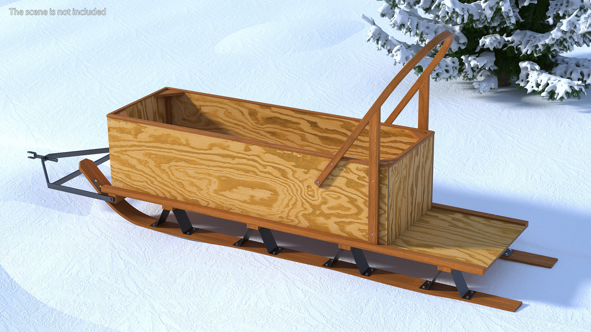 3D Box Freight Sled