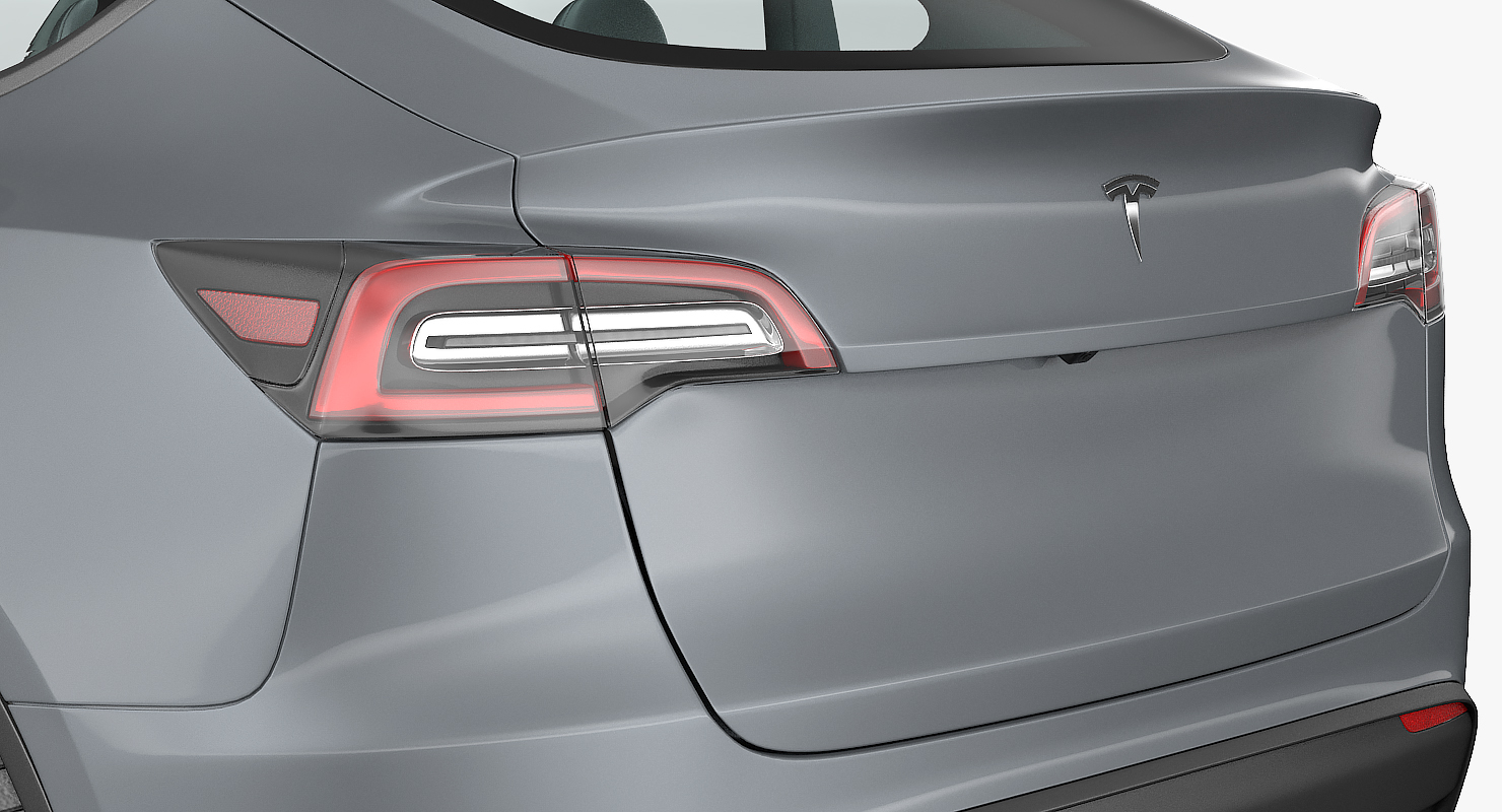 3D model Tesla Model Y Silver