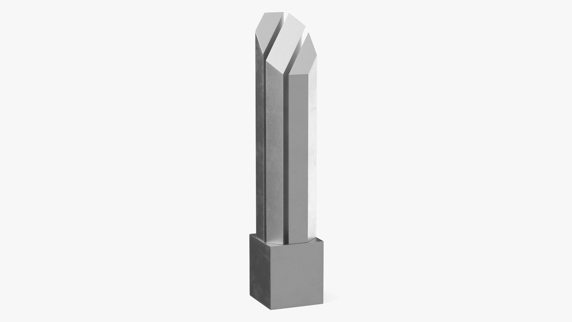 3D Silver Trophy model