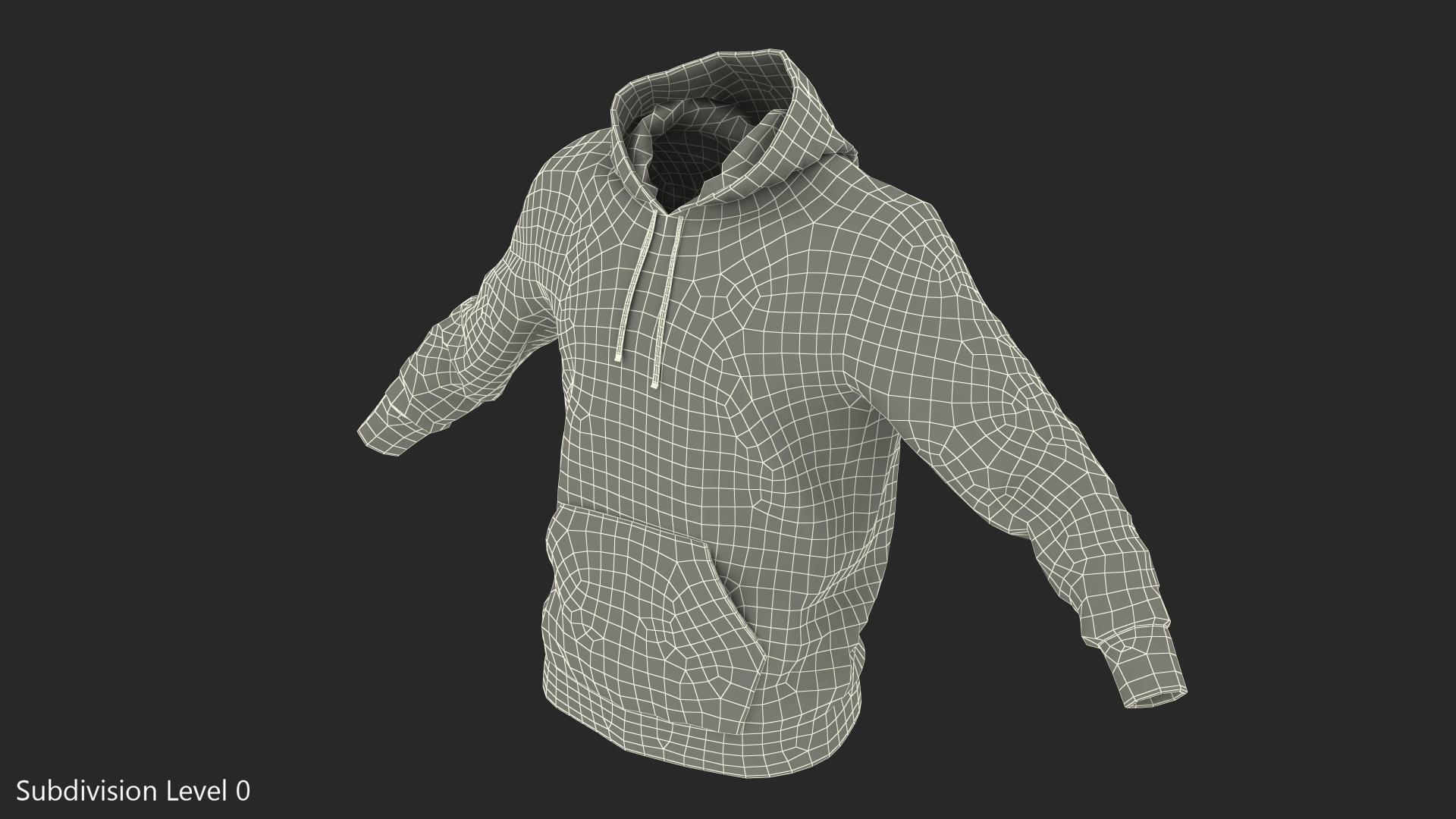 Hoodie Lowered Hood 3D model