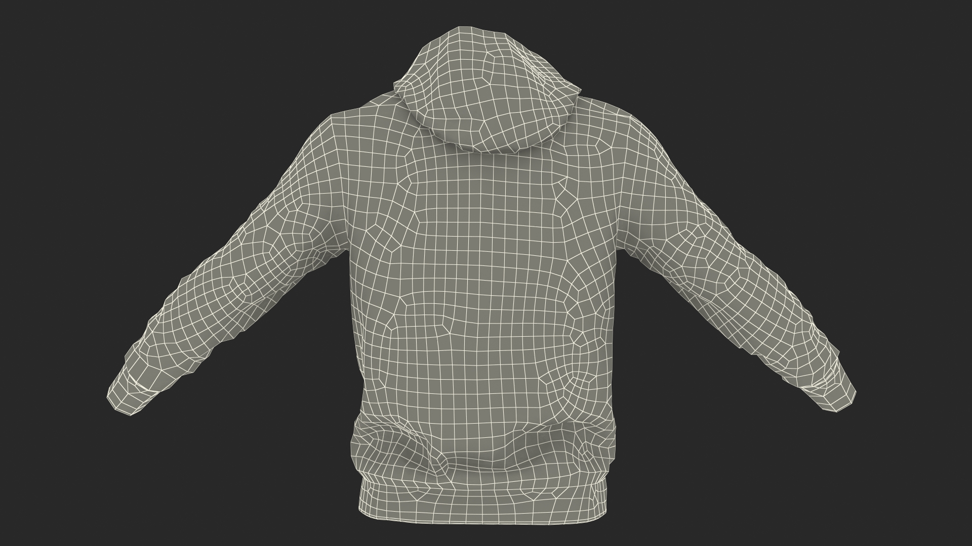 Hoodie Lowered Hood 3D model