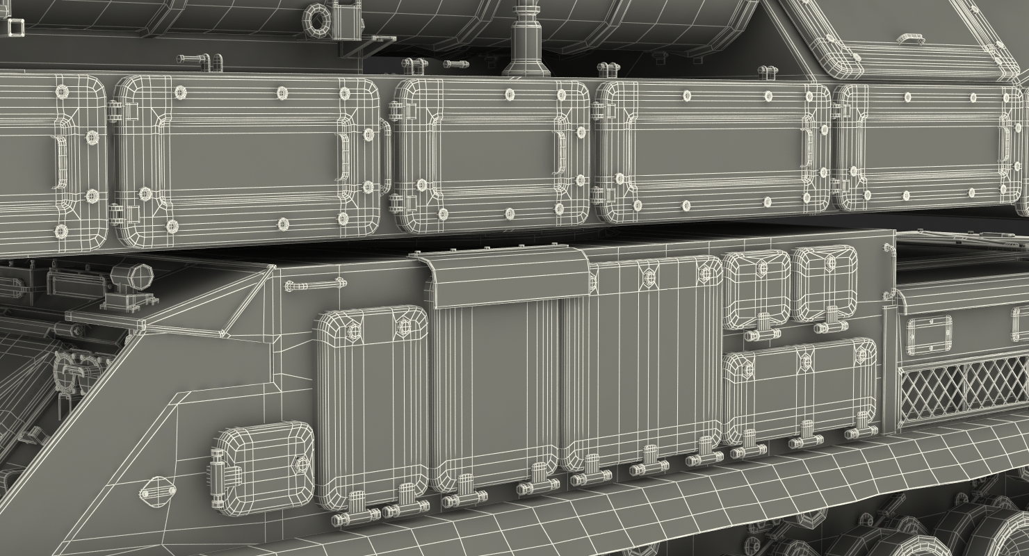 Buk Missile System SA11 Gadfly Rigged 3D