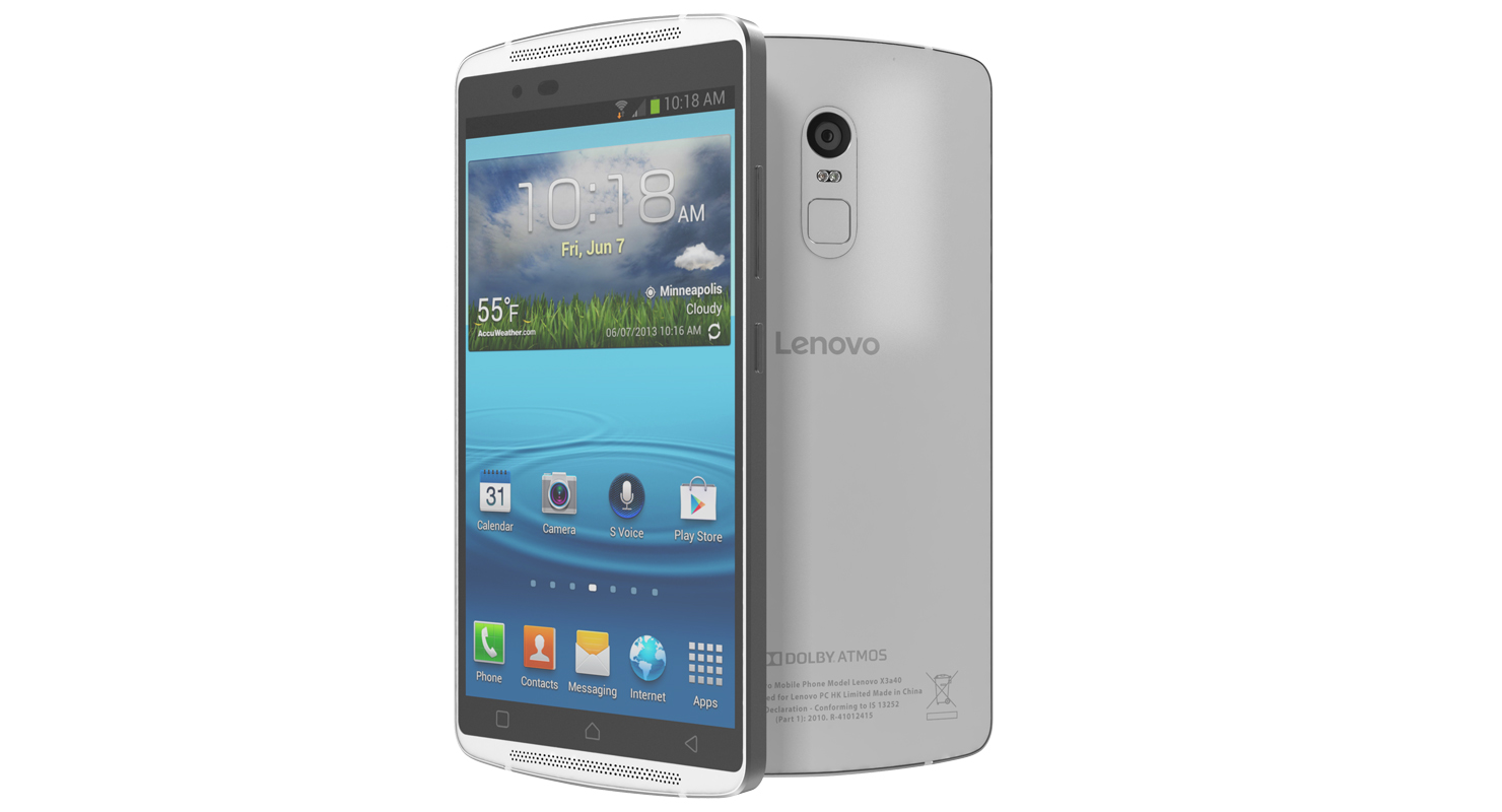 3D model Lenovo Vibe X3 White