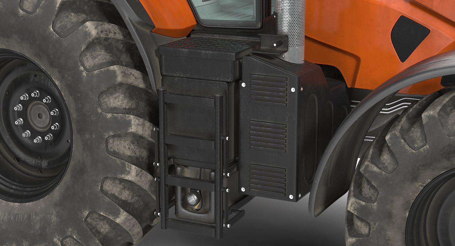 Generic Tractor Detailed Interior Dirty 3D model