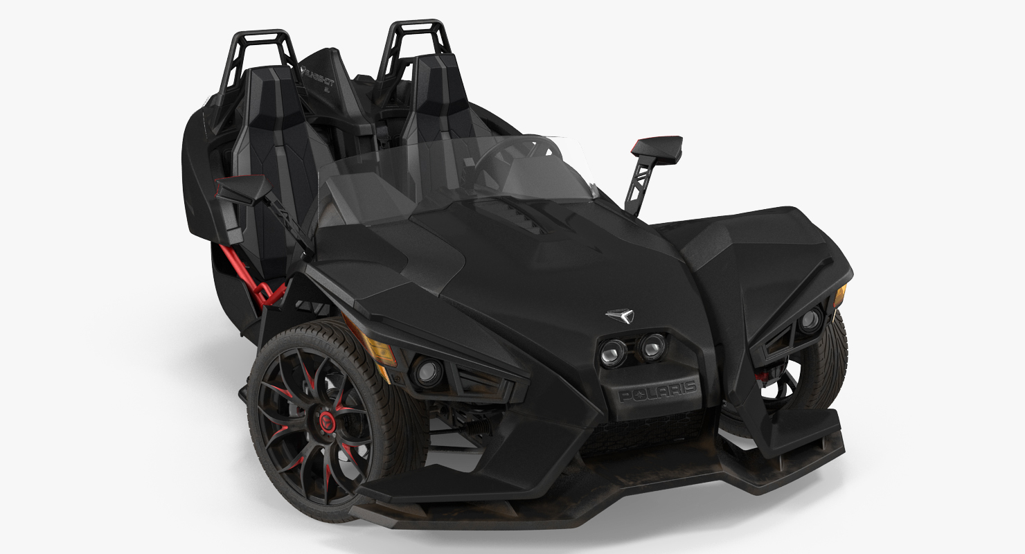 3D model Polaris Slingshot Trike Rigged