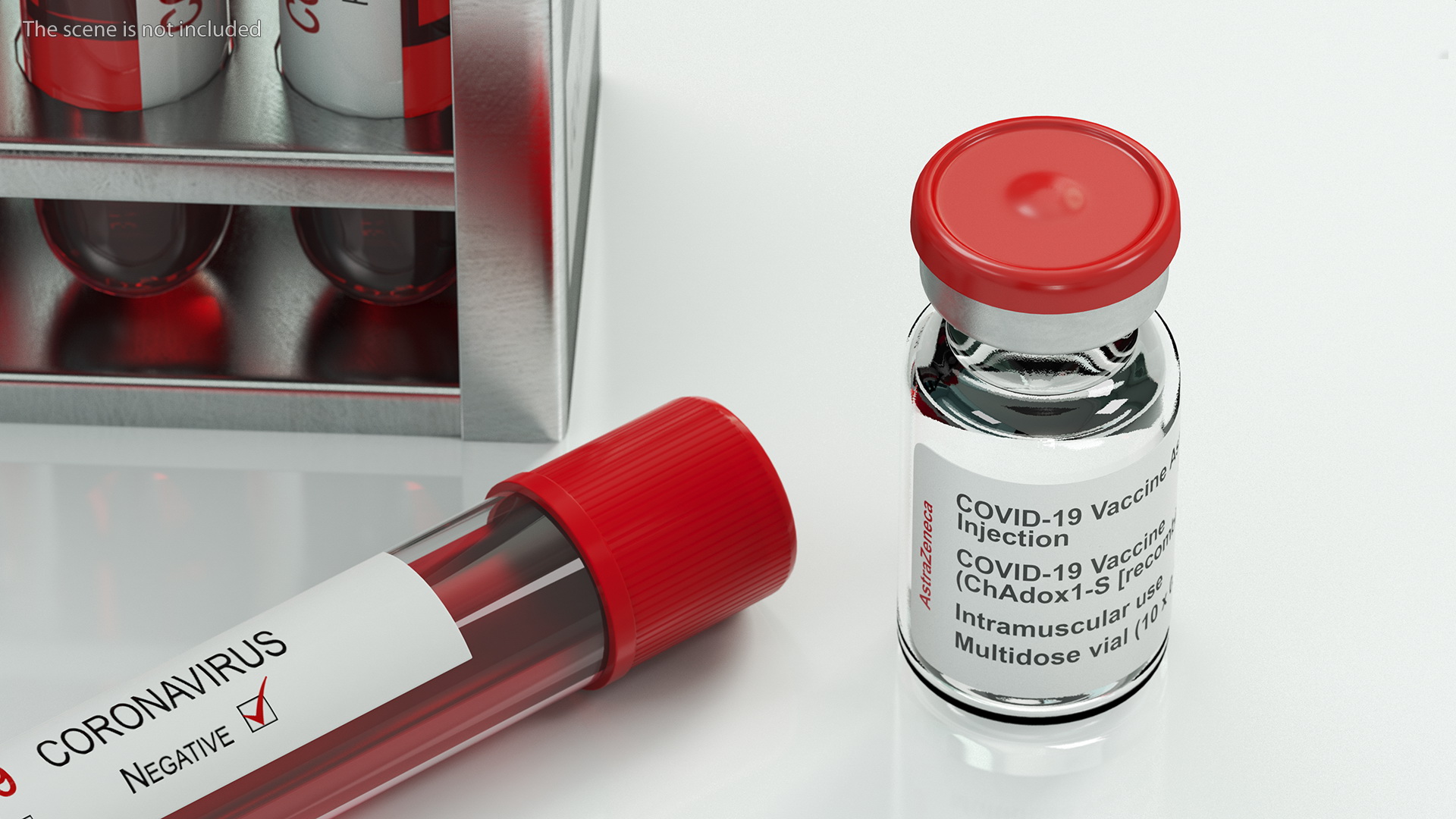 3D model COVID-19 Medical Vaccination Medicaments