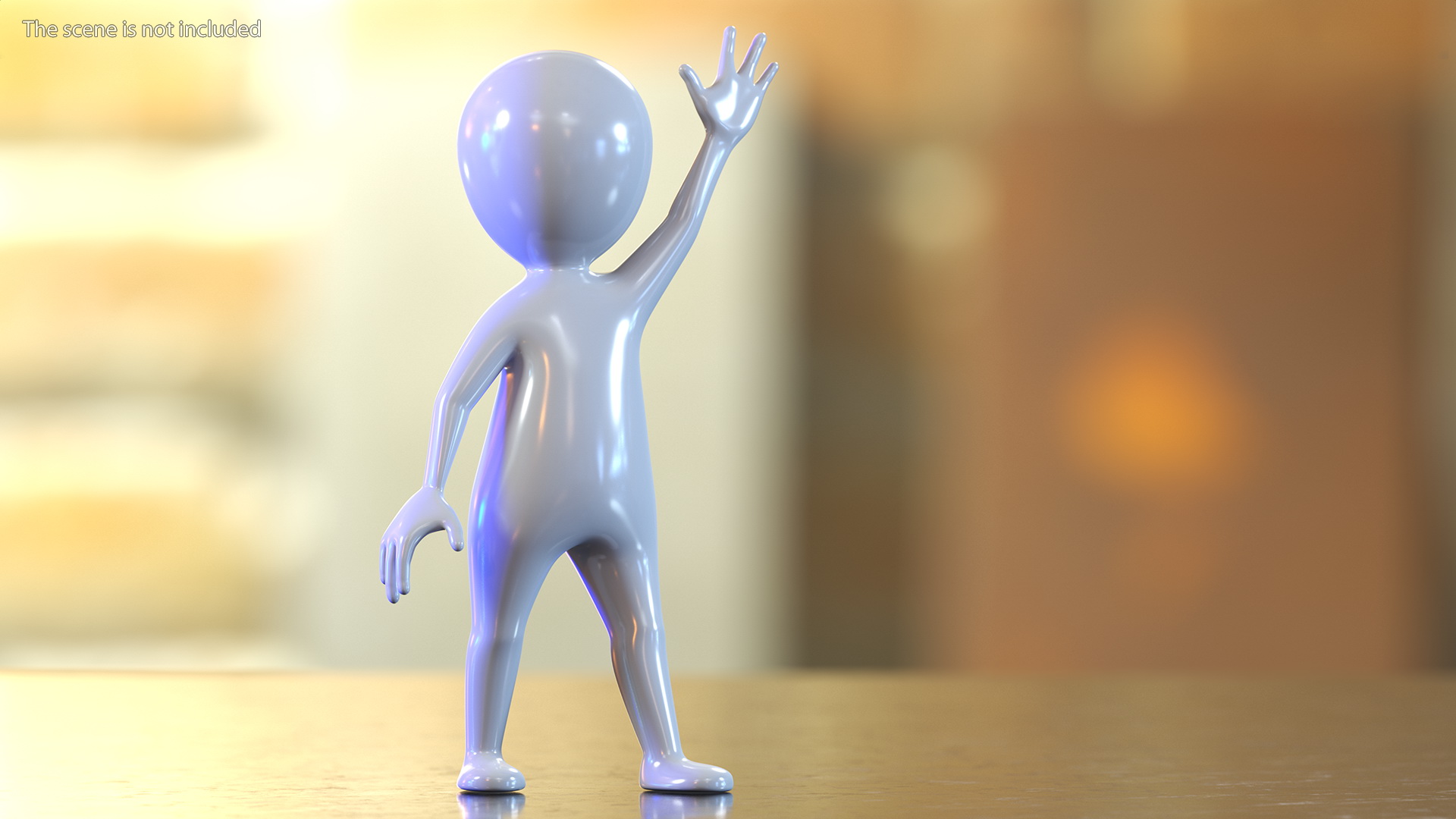 3D model Waving Stickman