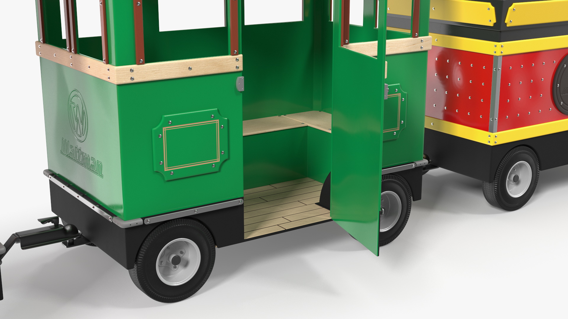 Children Train Wattman Mini Express Rigged 3D