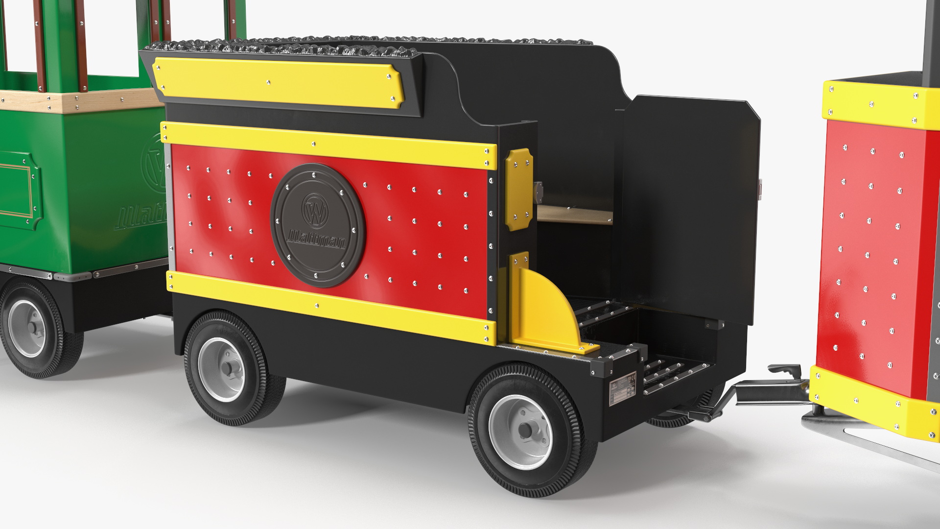 Children Train Wattman Mini Express Rigged 3D